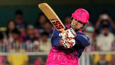 Rajasthan Royals' Vaibhav Sooryavanshi took charge early in the contest, smashing two towering sixes in just three balls off Jasprit Bumrah to set the tone for his team. (PTI) Rajasthan Royals' Vaibhav Sooryavanshi took charge early in the contest, smashing two towering sixes in just three balls off Jasprit Bumrah to set the tone for his team. (PTI)