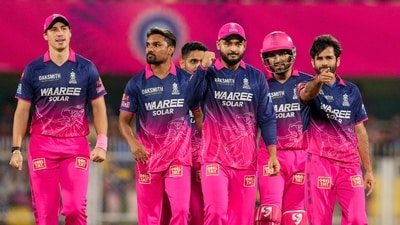 Rajasthan Royals continued their winning streak, posting 150/3 and then restricting Mumbai Indians to 123/9 to claim a comfortable 27-run victory. (PTI) Rajasthan Royals continued their winning streak, posting 150/3 and then restricting Mumbai Indians to 123/9 to claim a comfortable 27-run victory. (PTI)