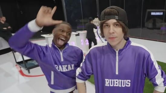 Spanish creator El Rubius and RaKai exchanged words after elimination from MrBeast's games. (X/@Indie5051)