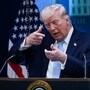 President Donald Trump speaks with reporters in the James Brady Press Briefing Room at the White House, Monday, April 6, 2026, in Washington. AP/PTI(AP04_07_2026_000001B)