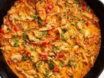 Aathira Sethumadhavan's dahi shimla mirch chicken has high protein and fewer carbs. 
