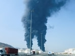 Fire breaks out at at Habshan gas-processing facility in Abu Dhabi, representational image. 
