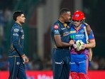 DC vs GT Highlights: David Miller is consoled by Kagiso Rabada after a tight finish.