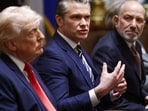 Pete Hegseth ‘not speaking truth’ to Trump? Alarming report claims POTUS ‘repeating misleading info’ about Iran war (Photographer: Will Oliver/EPA/Bloomberg)
