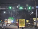 These cameras integrate directly with the police control room, enabling 24x7 real-time monitoring of traffic movement. (Mahendra Kolhe/HT)