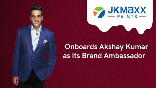 JK Maxx Paints Names Akshay Kumar Brand Ambassador to Boost Trust and Performance in Decorative Paints