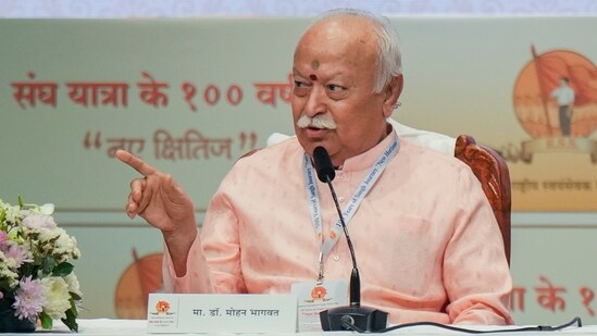 RSS chief Mohan Bhagwat (Shashank Parade/PTI Photo)