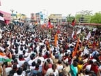 Tamil Nadu Deputy Chief Minister Udhay Stalin campaigns for DMK candidate S. M. Nasar from Avadi Assembly Constituency for the upcoming Tamil Nadu assembly elections. (Photo for representation)