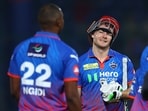 Delhi Capitals' David Miller looks dejected after the match 
