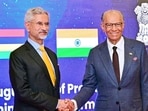 External affairs minister S. Jaishankar and Mauritius Prime Minister Navinchandra Ramgoolam discussed ways to bolster cooperation across a range of areas. (@DrSJaishankar) External affairs minister S. Jaishankar and Mauritius Prime Minister Navinchandra Ramgoolam discussed ways to bolster cooperation across a range of areas. (@DrSJaishankar)