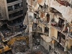 Iran US war news highlights: Heavy machinery operates at the site of an Israeli strike carried out in Beirut, Lebanon