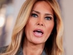 U.S. first lady Melania Trump delivers remarks regarding the late financier and convicted sex offender Jeffrey Epstein