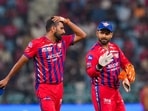Mohammed Shami, left, and Rishabh Pant Mohammed Shami, left, and Rishabh Pant