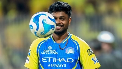 Chennai Super Kings' Sanju Samson during a warm-up session before the start of the Indian Premier League 2026 match against Punjab Kings (ANI Pic Service) Chennai Super Kings' Sanju Samson during a warm-up session before the start of the Indian Premier League 2026 match against Punjab Kings (ANI Pic Service)