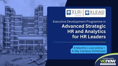 Senior HR professionals build strategic and analytical capabilities through XLRI Jamshedpur’s Advanced Strategic HR and Analytics programme, designed for future CHRO leaders. (XLRI) Senior HR professionals build strategic and analytical capabilities through XLRI Jamshedpur’s Advanced Strategic HR and Analytics programme, designed for future CHRO leaders. (XLRI)