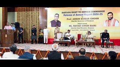 The governor said that Prime Minister Narendra Modi has consistently emphasised that governance should not remain confined to procedures alone, but must be based on tangible outcomes. (HT Photo)