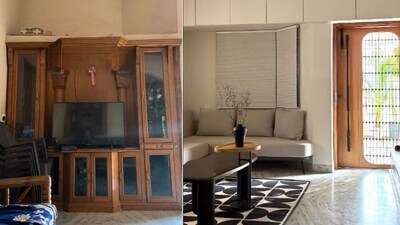 Before and after tranformation of a 30-year-old bungalow. (tws__design/Instagram) Before and after tranformation of a 30-year-old bungalow. (tws__design/Instagram)