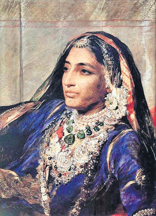 Portrait of Maharani Jind Kaur, the wife of Maharaja Ranjit Singh. Painted in 1863 by British artist George Richmond and commissioned by her son, Maharaja Duleep Singh. (Dr Kapany collection) Portrait of Maharani Jind Kaur, the wife of Maharaja Ranjit Singh. Painted in 1863 by British artist George Richmond and commissioned by her son, Maharaja Duleep Singh. (Dr Kapany collection)