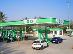 A Jio-BP petrol pump. While Reliance Industries runs only 2% of the more than 102,000 fuel stations in India, it’s the first operator to go beyond price hikes to rationing supply.