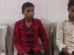 Viral video shows teenager (in red) barking after contracting rabies. (UPTak/YouTube)