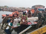 Those rescued have been sent to Ram Krishna Mission Hospital in Vrindavan, while other hospitals are placed on alert. Those rescued have been sent to Ram Krishna Mission Hospital in Vrindavan, while other hospitals are placed on alert.