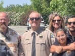 Randy Hoppert died in the line of duty, and the Tulare County Sheriff expressed condolences to his family.  