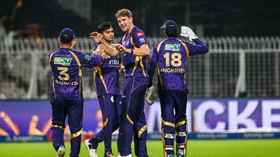 Cameron Green had a good outing for KKR. First, he scored 32 not out and featured in a good stand with Rovman Powell. Then, he bowled for the first time this season and got rid of LSG captain Rishabh Pant. (ANI Pic Service) Cameron Green had a good outing for KKR. First, he scored 32 not out and featured in a good stand with Rovman Powell. Then, he bowled for the first time this season and got rid of LSG captain Rishabh Pant. (ANI Pic Service)
