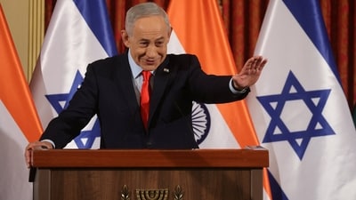 Israel Prime Minister Benjamin Netanyahu further warned that countries criticising Israel instead of what he termed "terrorist regimes" would not be considered partners in shaping the region's future. (Reuters)