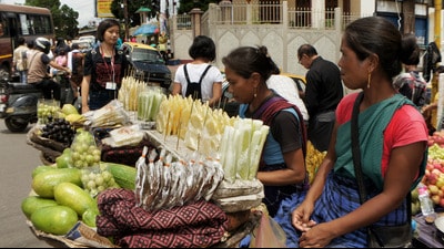 Khasi women at food stalls in Nongrim Hills in Shillong city. (Shutterstock) Khasi women at food stalls in Nongrim Hills in Shillong city. (Shutterstock)