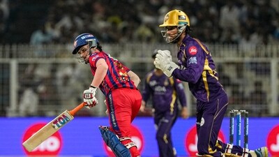 Ayush Badoni made his 7th IPL fifty. However, at one time his efforts appeared to go in vain. But then Mukul Choudhary spared LSG's blushes. (PTI) Ayush Badoni made his 7th IPL fifty. However, at one time his efforts appeared to go in vain. But then Mukul Choudhary spared LSG's blushes. (PTI)