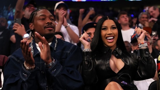 Cardi B and Stefon Diggs spark reunion buzz after being spotted together at her DC concert. (Getty Images via AFP)