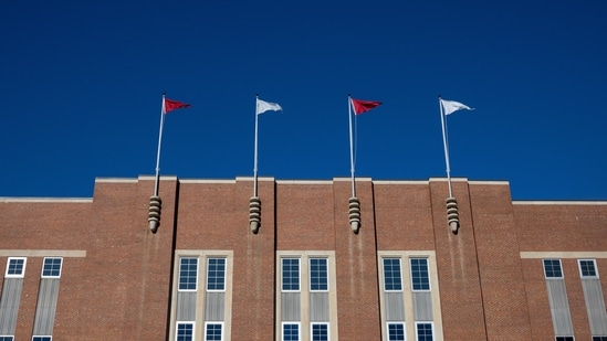 Robert Murphy, a former NC State athletic trainer, faces multiple sexual abuse allegations from former student-athletes, with accusations dating back to 2013. (Reynolds Coliseum at North Carolina State University) (AP Photo/Kara Durrette)