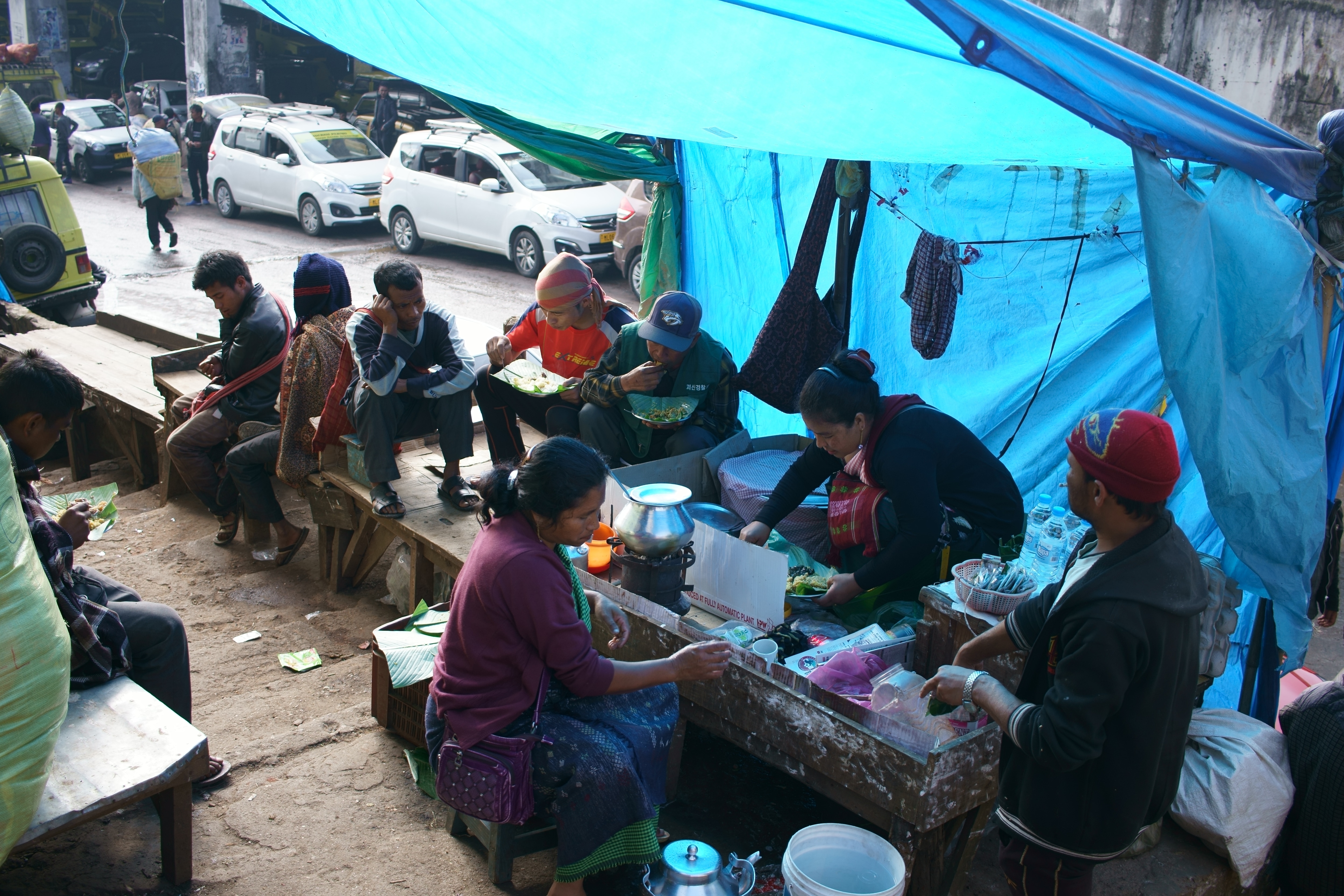 Breakfast at a food stall in Shillong (Shutterstock) Breakfast at a food stall in Shillong (Shutterstock)