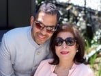 Sunjay Kapur with mother Rani Kapur