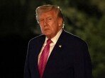 US President Donald Trump at the White House.
