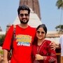কাজের ফাঁকেই বউকে নিয়ে শ্রীক্ষেত্র ভ্রমণ ঋত্বিকের
