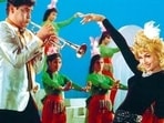 A still from O Haseena Zulfonwali 