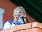 Prime Minister Narendra Modi addresses the election rally ahead of the West Bengal Assembly Elections 2026 in Dakshin Dinajpur on Saturday. (Narendra Modi Photo Gallery/ANI Photo)