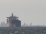 Cargo ships near the Strait of Hormuz, as seen from northern Ras al-Khaimah, near the border with Oman’s Musandam governance, amid the U.S.-Israeli conflict with Iran, in United Arab Emirates. (REUTERS/File Photo)
