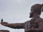 Mumbai: The statue of Maharaja Chatrapati Shivaji.