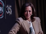 Kamala Harris is criticized for her Trump impersonation at a New York event, which detracted from her points on foreign policy. REUTERS/Jeenah Moon