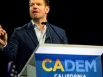 Adam Parkhomenko, publicly threatens legal action against Eric Swalwell and demands his immediate resignation following accusations from wife, Ally Sammarco. REUTERS/Manuel Orbegozo/File Photo