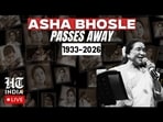 LIVE |  Legendary singer Asha Bhosle passed away at Breach Candy Hospital | Mumbai | Bollywood