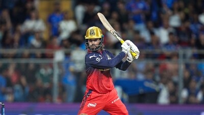 Rajat Patidar demolished the MI bowling scoring 53 off 20 balls and laying the foundation of a big score. (ANI Pic Service) Rajat Patidar demolished the MI bowling scoring 53 off 20 balls and laying the foundation of a big score. (ANI Pic Service)