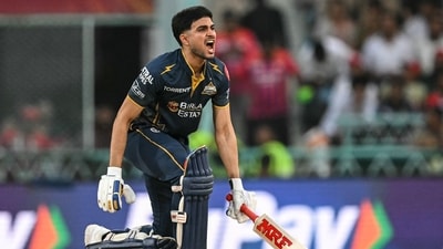 Consecutive half-centuries for Shubman Gill, who looked unhurried and unhassled while going through his innings. Had the license to play as anchor, and made sure GT never looked like losing the match. (AFP) Consecutive half-centuries for Shubman Gill, who looked unhurried and unhassled while going through his innings. Had the license to play as anchor, and made sure GT never looked like losing the match. (AFP)