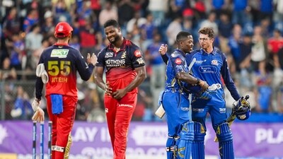RCB won the match by 18 runs. (PTI) RCB won the match by 18 runs. (PTI)