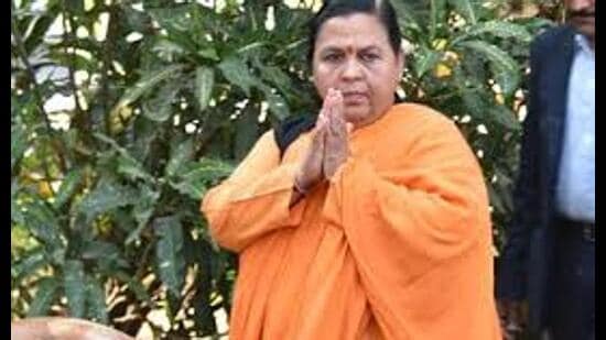 Former Union minister Uma Bharti. (HT file)