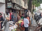 Pune, India - September 11, 2021: Hawkers along the MG Road leading to Fashion Street in Camp have occupied the pavements and taken up vaulable road space, in Pune, India, on Saturday, September 11, 2021. (Photo by Shankar Narayan/HT PHOTO) (Shankar Narayan/HT Photo)