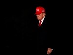U.S. President Donald Trump arrives at the White House in Washington, D.C., U.S., April 12, 2026.