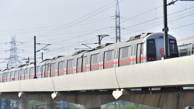 The DMRC said that the move has been taken on the advice of the Delhi Police. (Sakib Ali /Hindustan Times)